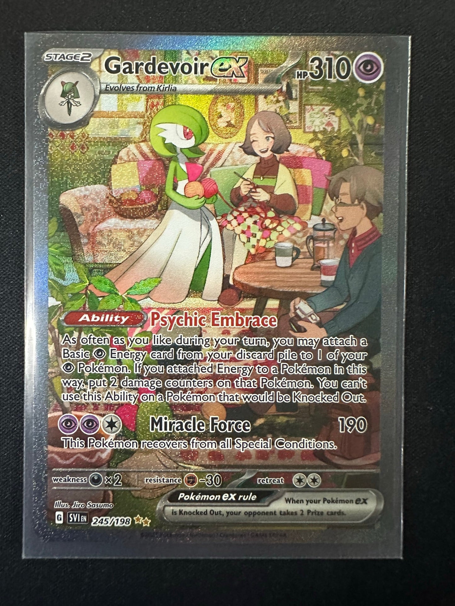 (S) Pokemon Card Scarlet and Violet 245/198 Gardevoir ex Special Illustration Rare *MINT*