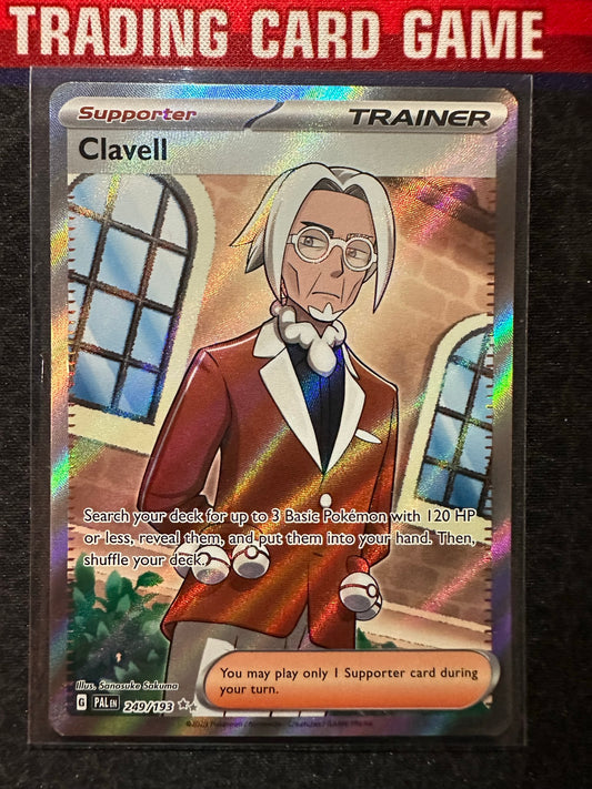 Pokemon Card Paldea Evolved 249/193 Clavell Supporter Full Art Ultra Rare *MINT*