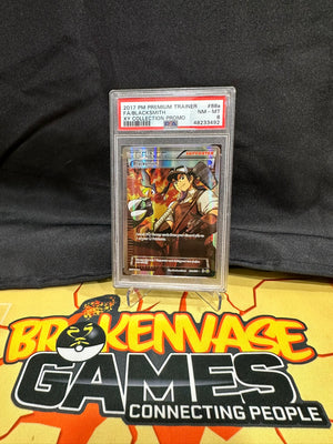 Pokemon Card 88a/106 Blacksmith Flashfire Full Art PSA NM-MT 8