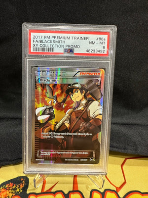 Pokemon Card 88a/106 Blacksmith Flashfire Full Art PSA NM-MT 8