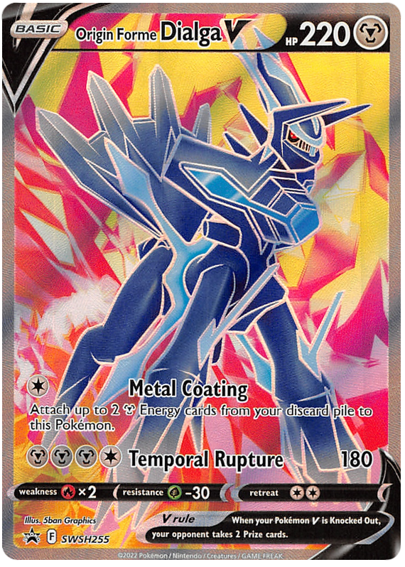 Pokemon Card SWSH Black Star Promos SWSH255 Original Forme Dialga V *MINT*