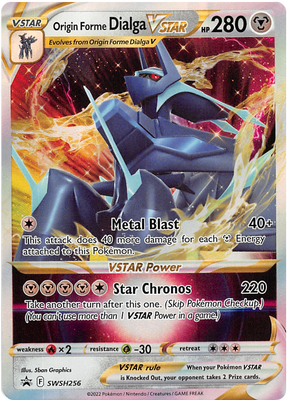 Pokemon Card SWSH Black Star Promos SWSH256 Original Forme Dialga VStar *MINT*