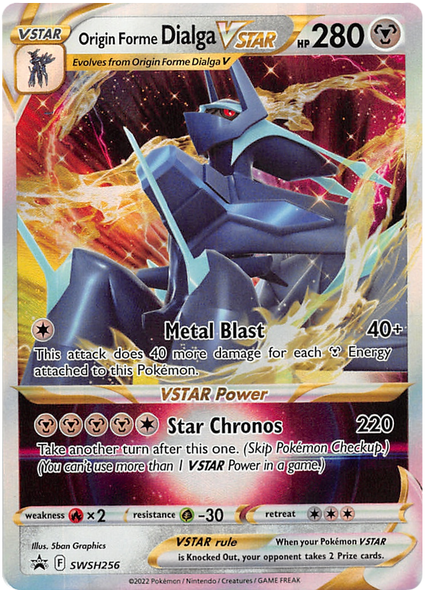 Pokemon Card SWSH Black Star Promos SWSH256 Original Forme Dialga VStar *MINT*