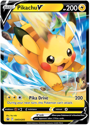 Pokemon Card SWSH Black Star Promos SWSH285 Pikachu V *MINT*