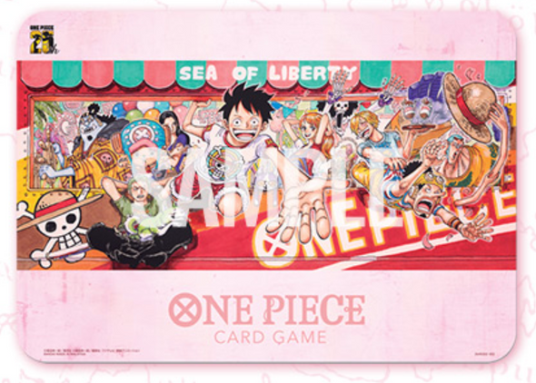 One Piece Card Game Playmat and Card Case Set 25th Edition