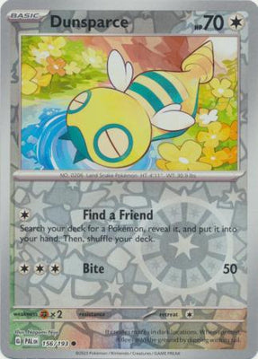 Pokemon Card Paldea Evolved 156/193 Dunsparce Reverse Holo Common *MINT*