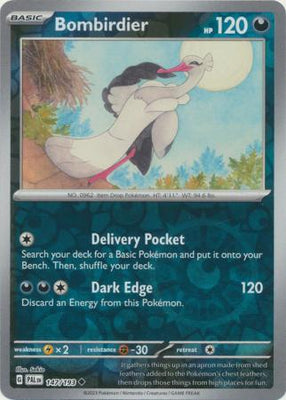 Pokemon Card Paldea Evolved 147/193 Bombirdier Reverse Holo Uncommon *MINT*