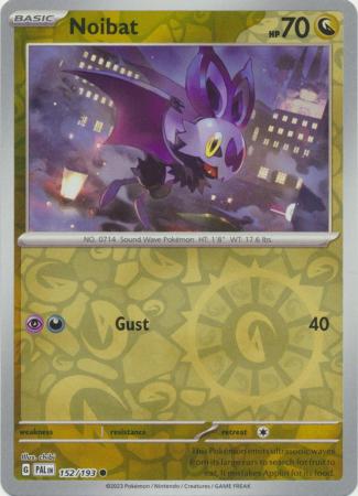 Pokemon Card Paldea Evolved 152/193 Noibat Reverse Holo Common *MINT*