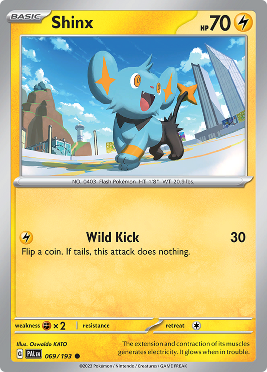 Pokemon Card Paldea Evolved 069/193 69/193 Shinx Common *MINT*