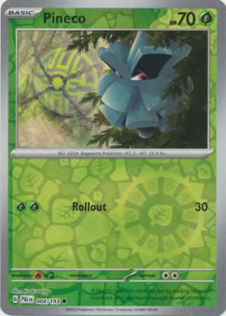 Pokemon Card Paldea Evolved 004/193 4/193 Pineco Reverse Holo Common *MINT*