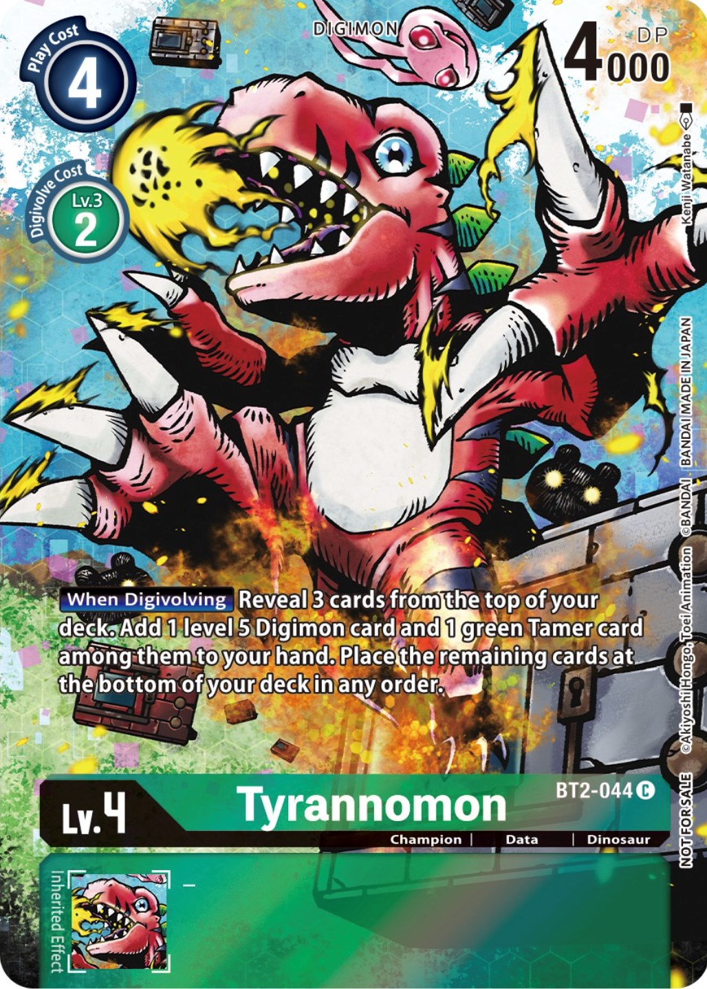 Digimon Card 25th Anniversary Promo Tyrannomon BT2-044 C