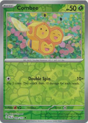 Pokemon Card Paldea Evolved 008/193 8/193 Combee Reverse Holo Common *MINT*