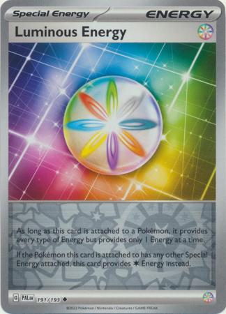 Pokemon Card Paldea Evolved 191/193 Luminous Energy Reverse Holo Uncommon *MINT*