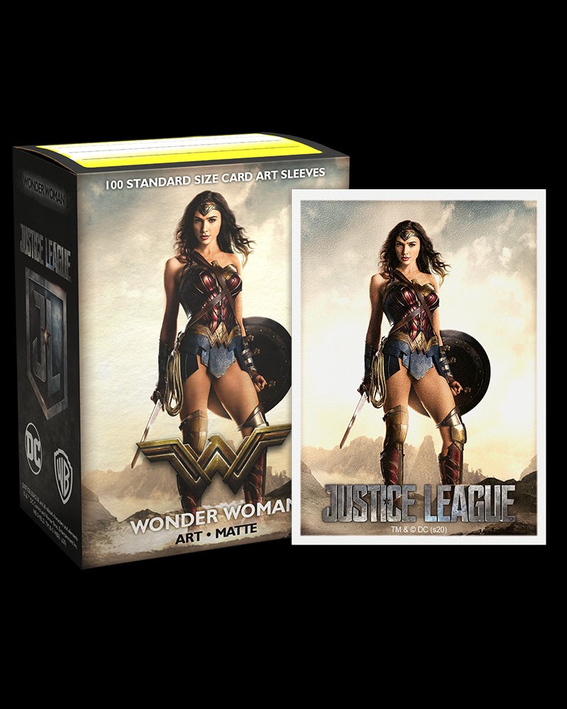 Justice League Dragonshield Matte Art Card Sleeves - Wonder Woman