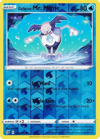 037/192 Galarian MrMime Rebel Clash (RCL) Common Reverse Holo