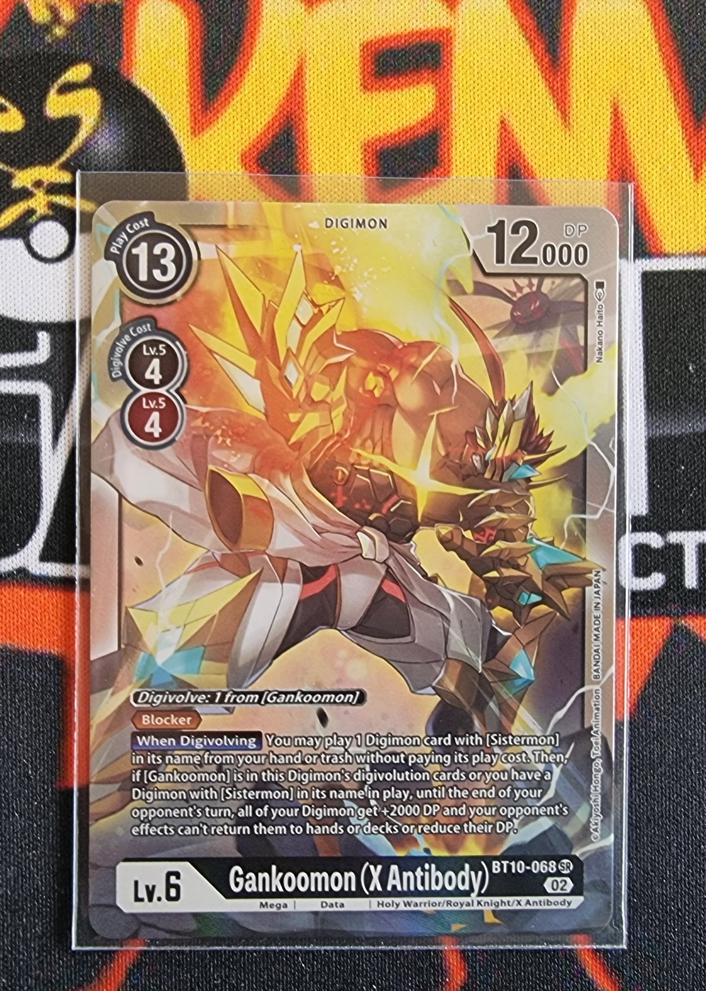 Digimon Card Xros Encounter Gankoomon (X Antibody) BT10-068 SR