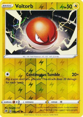 056/192 Voltorb Rebel Clash (RCL) Common Reverse Holo