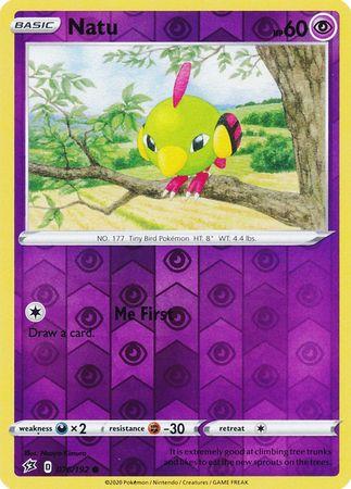 076/192 Natu Rebel Clash (RCL) Common Reverse Holo