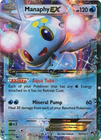 <transcy>Manaphy EX - 32/122 - Ultra Rare</transcy>