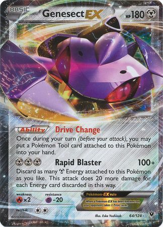 Genesect EX - 64/124- - Ultra Rare