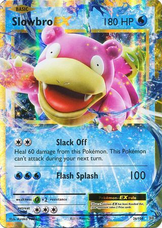 <transcy>بطاقة بوكيمون XY Evolutions 26/108 Slowbro EX Rare Holo ex</transcy>