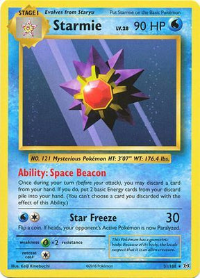 Pokemon Card XY Evolutions 31/108 Starmie Rare