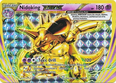 <transcy>Pokemon Card XY Evolutions 46/108 Nidoking BREAK Sjælden BREAK</transcy>