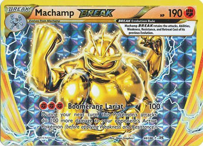 Pokemon Card XY Evolutions 60/108 Machamp BREAK Rare BREAK