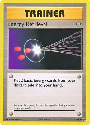 <transcy>Pokemon Card XY Evolutions 77/108 Energihentning Element Ikke almindelig</transcy>