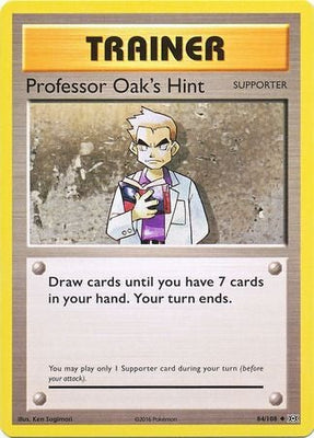 Pokemon Card XY Evolutions 84/108 Professor Oak's Hint Supporter Uncommon