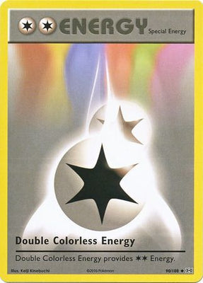 <transcy>بطاقة بوكيمون XY Evolutions 90/108 طاقة مزدوجة عديمة اللون غير شائعة</transcy>