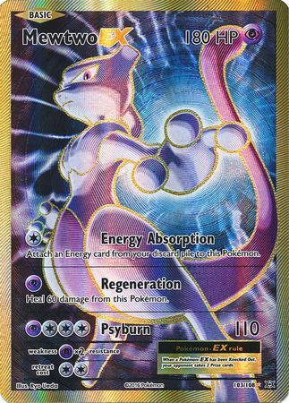 Pokemon Card XY Evolutions 103/108 Mewtwo EX Full Art Rare Ultra