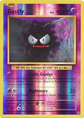 Pokemon Card XY Evolutions 47/108 Gastly Reverse Holo Common