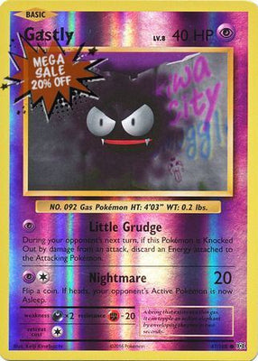 Pokemon Card XY Evolutions 47/108 Gastly Reverse Holo Common