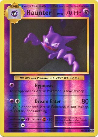 Pokemon Card XY Evolutions 48/108 Haunter  Reverse Holo Uncommon