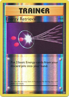 <transcy>بطاقة بوكيمون XY Evolutions 77/108 عنصر استرداد الطاقة عكس Holo غير شائع</transcy>