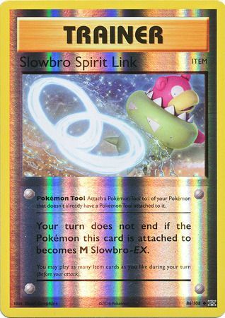 <transcy>Pokemon Karte XY Evolutions 86/108 Slowbro Spirit Link Item Reverse Holo Gelegentlich</transcy>