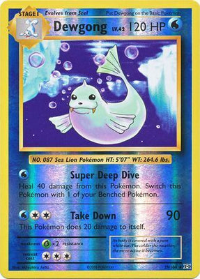 Pokemon Card XY Evolutions 29/108 Dewgong Reverse Holo Rare