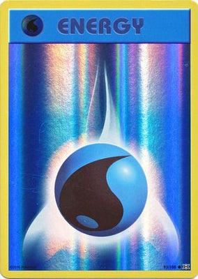 Pokemon Card XY Evolutions 93/108 Water Energy Reverse Holo Common