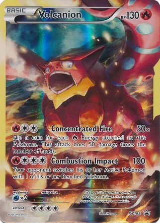 <transcy>Pokemon Karte XY185 Mythische Sammlung Volcanion Full Art XY Promo</transcy>