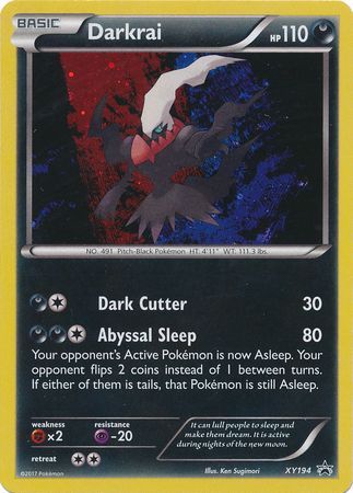 <transcy>بطاقة بوكيمون XY22 Darkrai XY Black Star Promos</transcy>