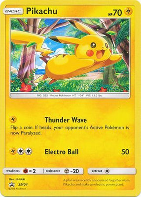 Pokemon Card SM Black Star Promos SM04 Pikachu