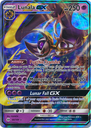 <transcy>Lunala GX - 66/149 - Ultra Sjælden</transcy>