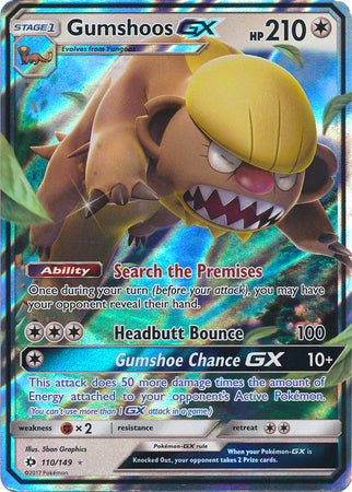 Gumshoos GX - 110/149- - Ultra Rare