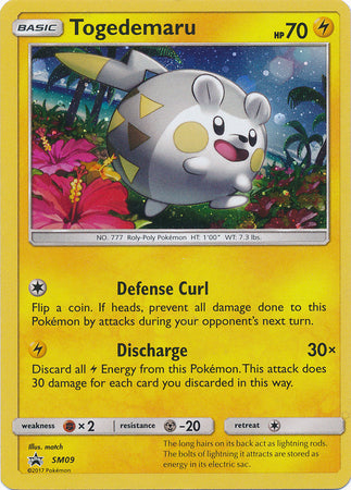 Pokemon Card SM Black Star Promos SM09 Togedemaru