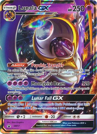 Pokemon Card SM Black Star Promos SM17 Lunala GX