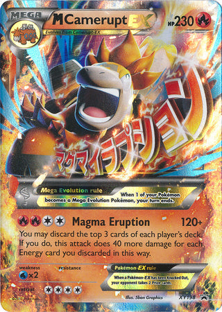 Pokemon Card XY Promo XY198 M Camerupt EX