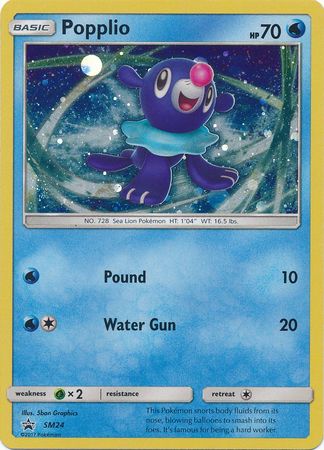 Pokemon Card SM Black Star Promos SM24 Popplio