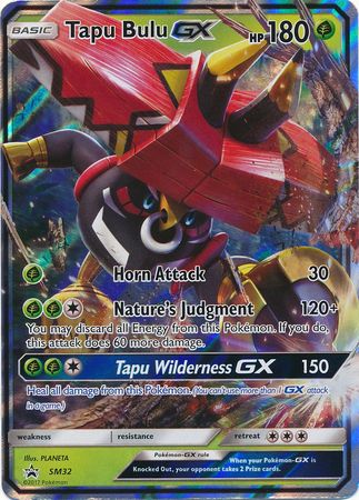Pokemon Card SM Black Star Promos SM32 Tapu Bulu GX