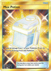 Pokemon Card 164/145 Guardians Rising Max Potion Item Secret Rare